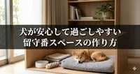 犬が安心して過ごしやすい留守番スペースの作り方