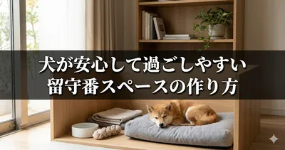 犬が安心して過ごしやすい留守番スペースの作り方