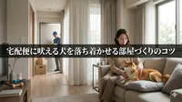 宅配便に吠える犬を落ち着かせる部屋づくりのコツ