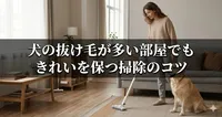犬の抜け毛が多い部屋でもきれいを保つ掃除のコツ