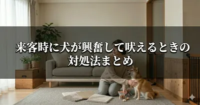 来客時に犬が興奮して吠えるときの対処法まとめ
