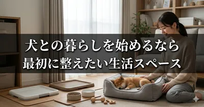 犬との暮らしを始めるなら最初に整えたい生活スペース