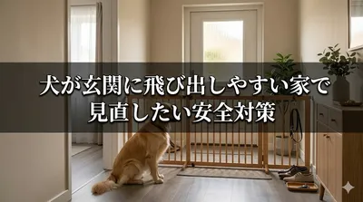 犬が玄関に飛び出しやすい家で見直したい安全対策